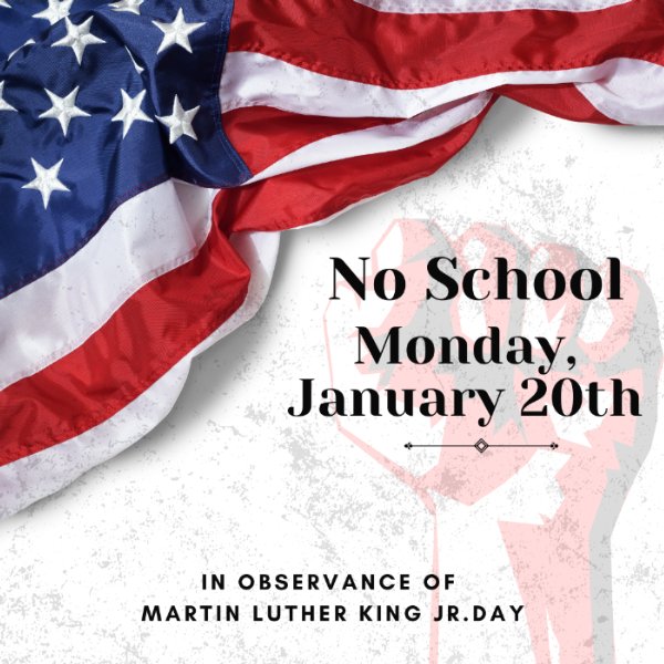 NO SCHOOL - MLK DAY